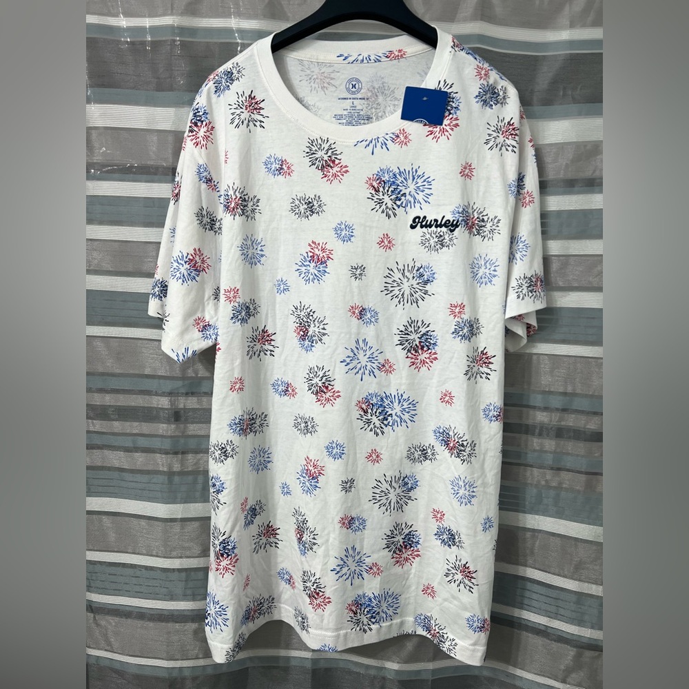 Hurley Fireworks White Tee